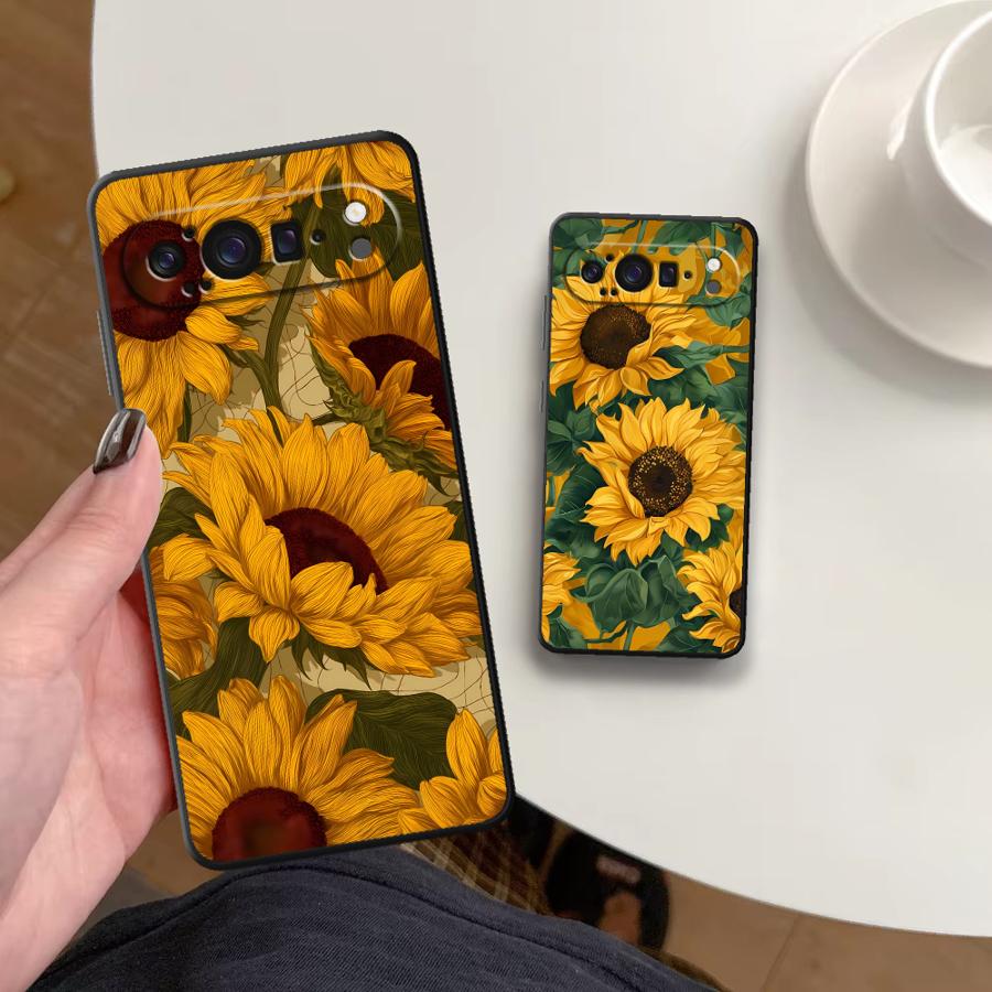 Google Pixel 9 Pro - Etui na telefon Sunflower Sea Funda