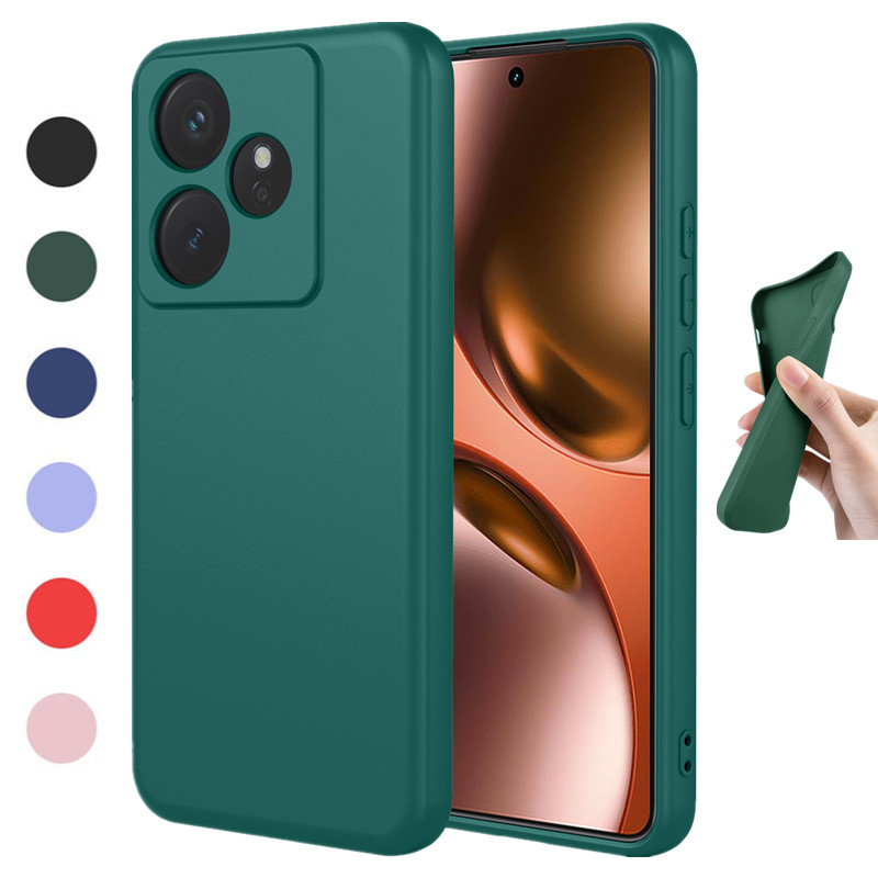 Realme Gt 6 - Elastyczne etui z płynnego silikonu do