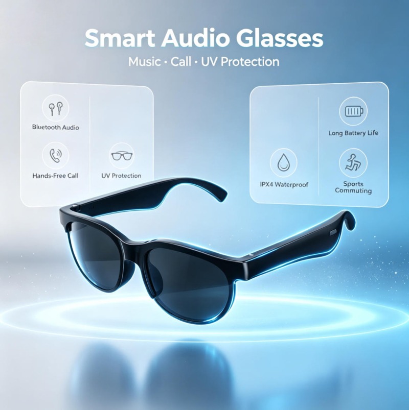 Inteligentne okulary audio z f – Smart Glasses Lens recenzja i cena