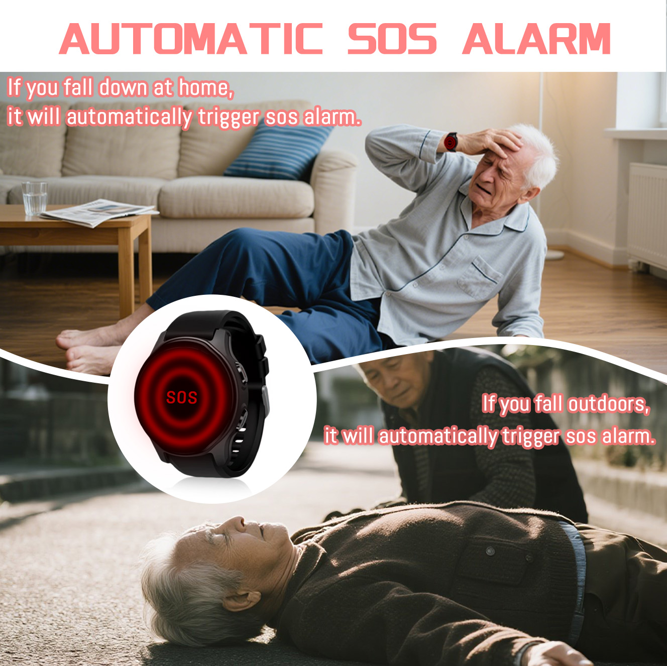 Nowy inteligentny zegarek z na – Fall Detection Watch recenzja i cena